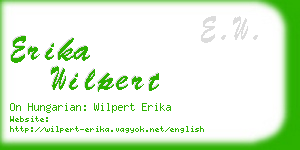 erika wilpert business card